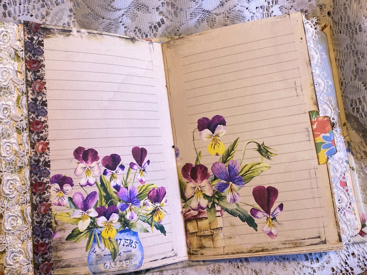 Delicate Floral, Chunky Junk Journal, Lace, Wallpaper Delicate Floral, Chunky Junk Journal, Lace, Wallpaper