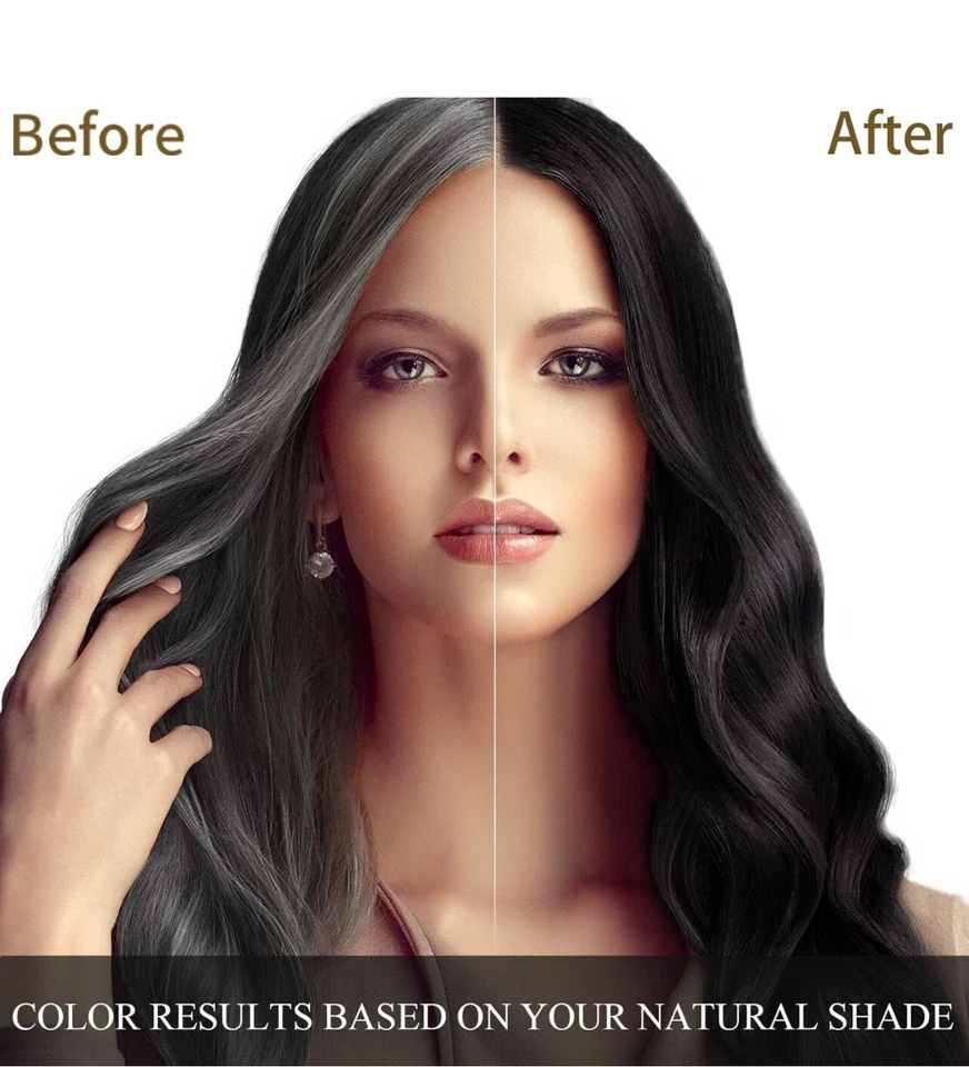 18pcs MEIDU Hair Dye BLACK Color Shampoo 500mL Ea+FREE SHIPPING+US SELLER - Image 3 of 4