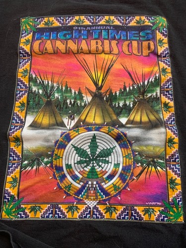 HIGH TIMES 1996 9th annual Cannabis Cup Amsterdam T shirt