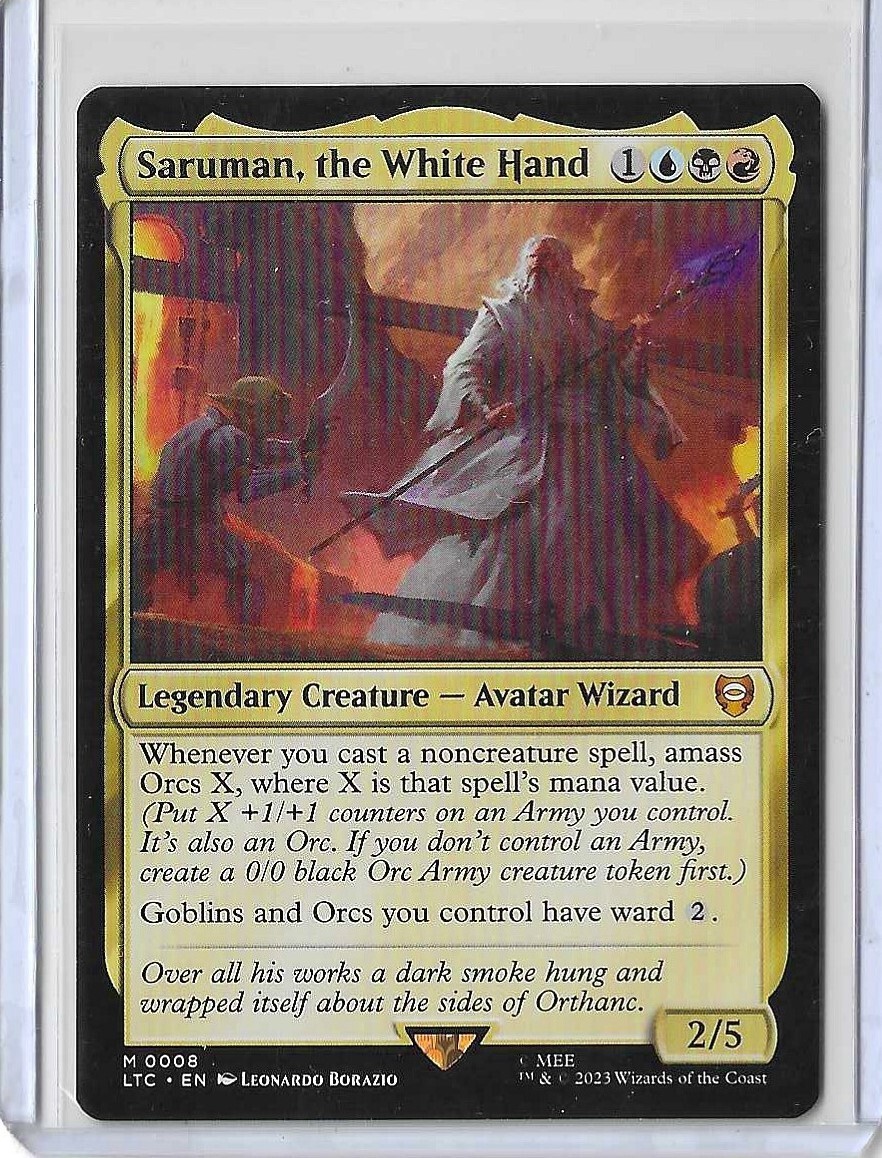 saruman mtg card Saruman of Many Colors (Surge Foil)
