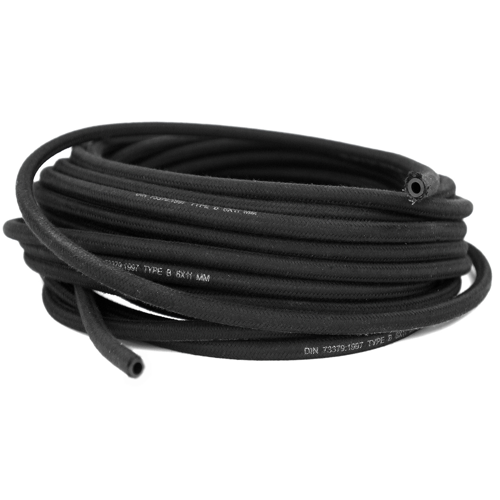 DIN 73379 Type B Rubber Cotton Braided Fuel Hose Unleaded Petrol Oil