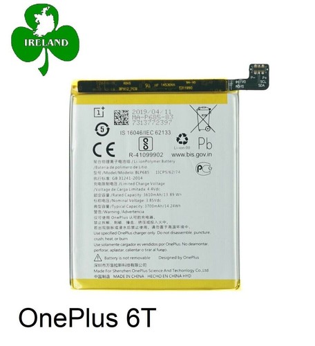 Clappio Batterie Interne pour Oneplus 8T 2250mAh 100
