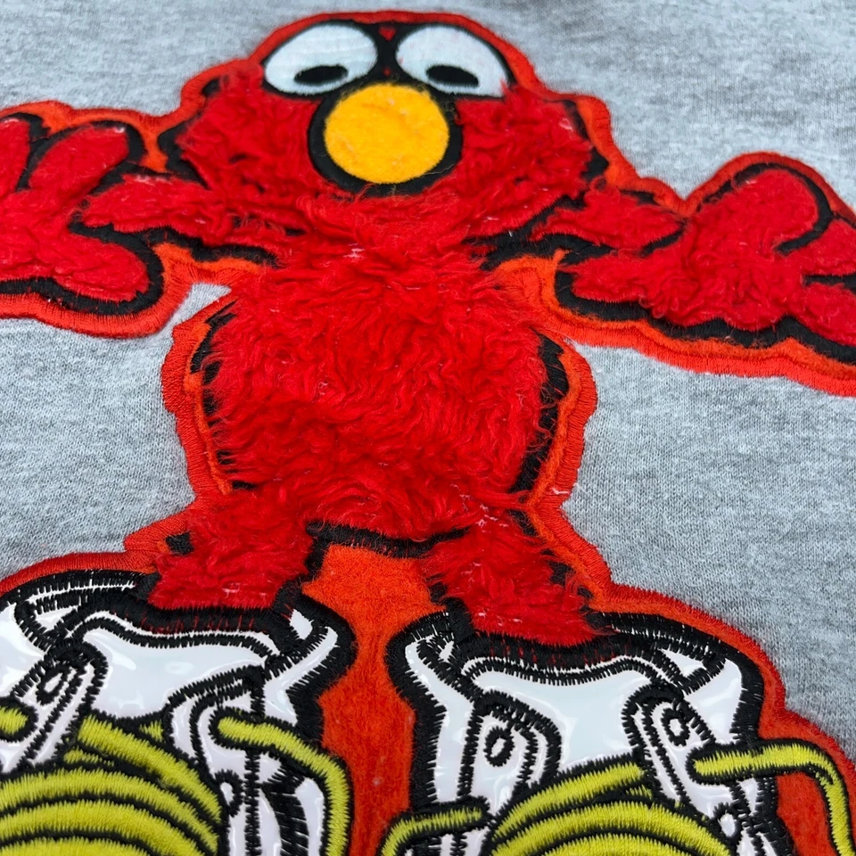 Sudadera De Colección Elmo Hombres XL Cuello Redondo Suéter Calle Sésamo Tenis Años 90 Y2K Foto 3 de 4
