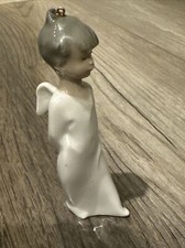 Vintage Lladro Angel / Cherub Christmas Ornament