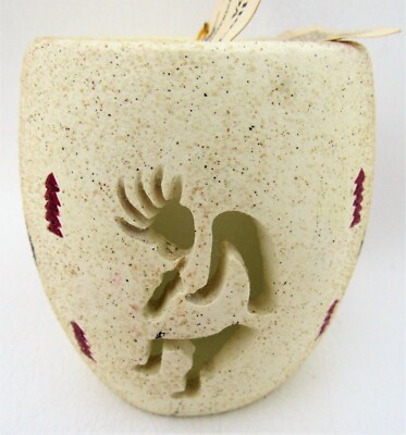 Votive Candle Holder American Legacy Western Southwestern Navajo Blanket