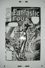 Original Production Art FANTASTIC FOUR #387 cover, PAUL RYAN art