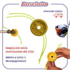 TESTINA testa FILO ricambio per DECESPUGLIATORE tagliaerba universale e stihl