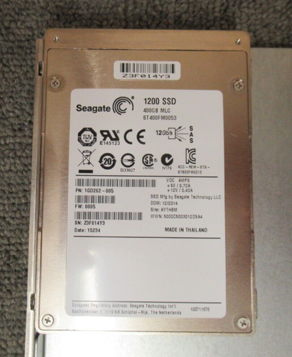 Seagate ST400FM0053 1GD262-005 400GB 2.5" 12G SAS SSD / Caddy MCP-220-00043-0N - Picture 6 of 10