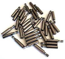 24 GOLIATH INDUSTRIAL 2" MAGNETIC EXTENSION SCREW BIT HOLDER MSBE2 1/4" HEX