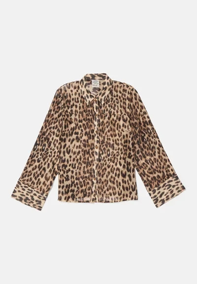 Baum und Pferdgarten Madison Sheer Leopard Blouse Boxy 34/2 XS Small