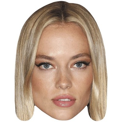 Hannah Ferguson (Make Up) Promi Maske, flaches Kartengesicht, Kostüm Maske