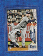 2020 Topps Baseball Rookie Card RC # 133 Michael Brosseau