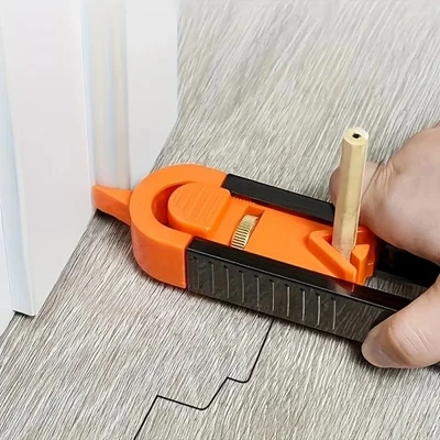 Profile Scribing Ruler Contour Gauge with Lock - Precise Scribe Tool Woodworking