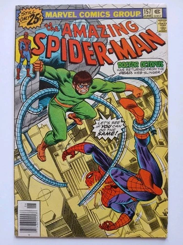 The Amazing Spider-Man #157 FN 6.0 (Marvel 1976) 25 Cent Variant