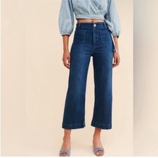 Anthropologie Pilcro The Skipper Crop Wide Leg Jeans Size 31