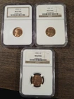 1939 LINCOLN WHEAT CENT-  P,D & S - 3 Coin Date Set - NGC MS67 RED!!!
