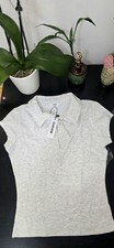 Garage Womens Gray Solid Knit Cropped Slim Fi...