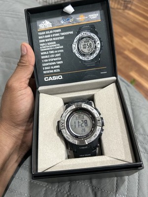 Casio Pro Trek PRW3500 Tough Solar Multi-Band 6 ABC Sensors 200m Watch