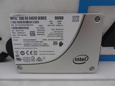 INTEL SSDSC2KB960G8 960GB SATA D3-S4510 6GBPS 2.5in SSD