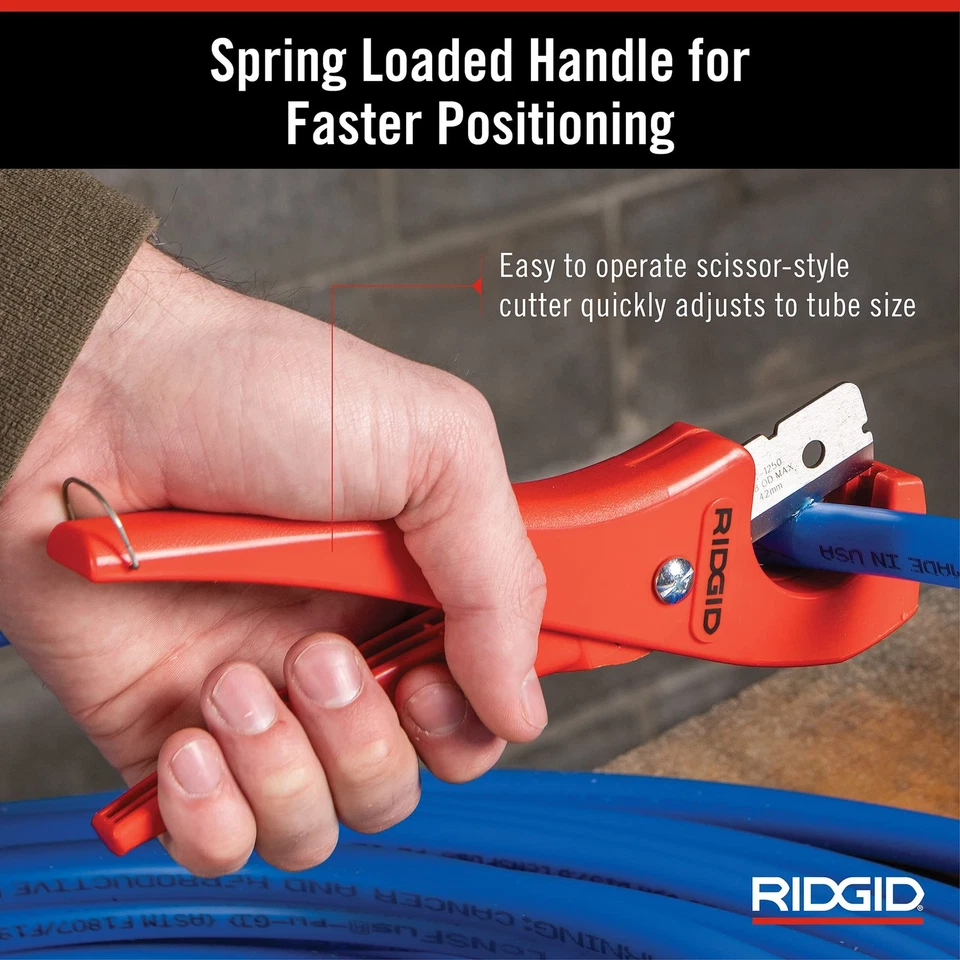 RIDGID 23488 Model PC-1250 Single Stroke Plastic Pipe and Tubing Cutter, - Image 4 of 4