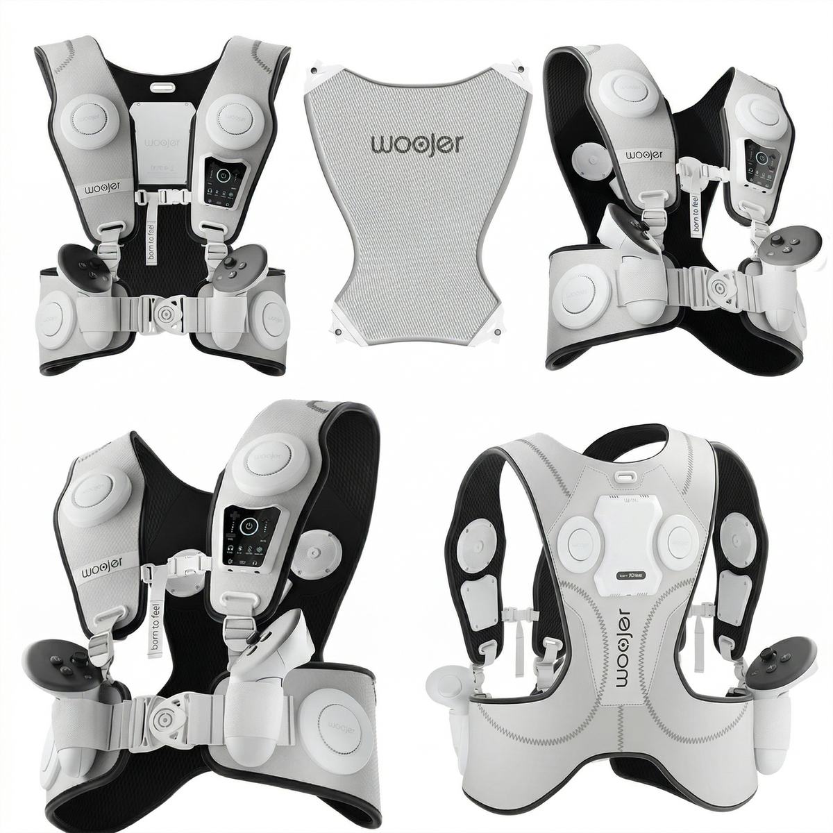 Woojer Vest 3 Haptic Feedback Wearable For Gaming & VR White