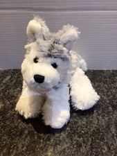 Ganz Webkinz Husky Dog 8" HM120 Plush Stuffed White Gray Puppy Ganz No Code