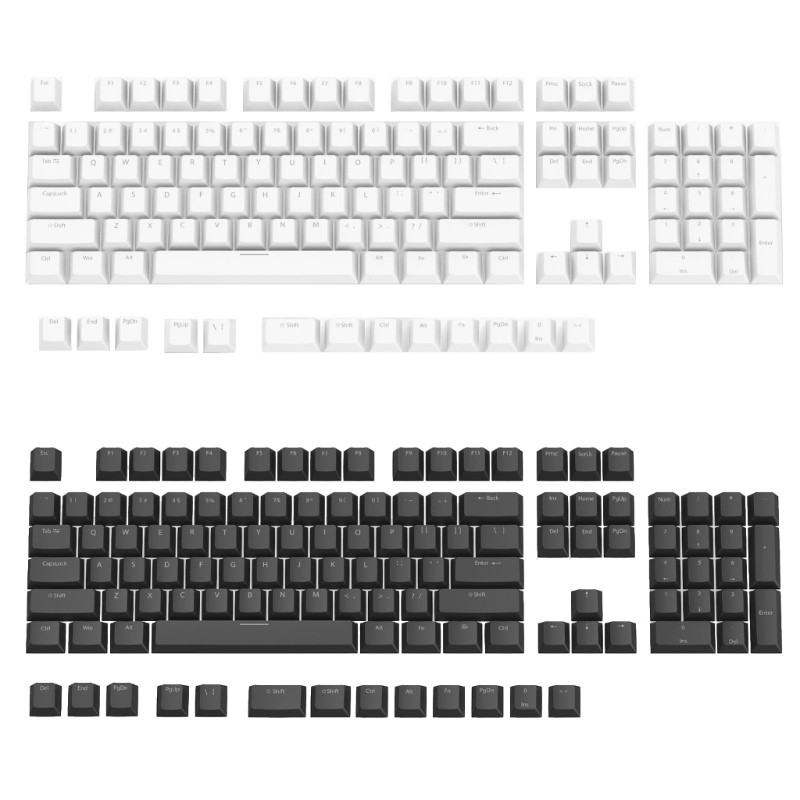 Ergonomic OEM Height Keycaps Reduce Hand Fatigues Gamers Office Long Typing