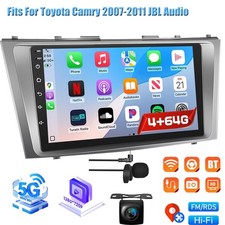 For 2007-2011 Toyota Camry Car Radio Jbl Stereo Gps Navi Wifi Apple Carplay Unit