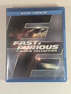 Fast & Furious Movie Collection Blu-ray Missing 2, Includes Movies 1,2,4,5,6
