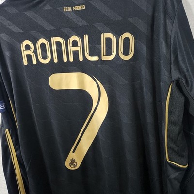 Cristiano Ronaldo Real Madrid 2011/2012 Away Long Sleeve Jersey Sz
