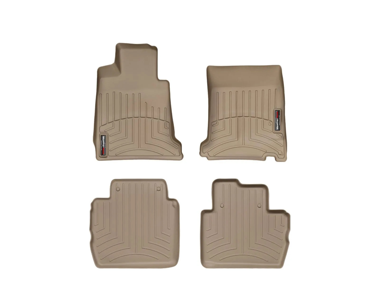 WeatherTech FloorLiner for 2007-2015 Maserati Gran Turismo - 1st & 2nd Row, Tan
