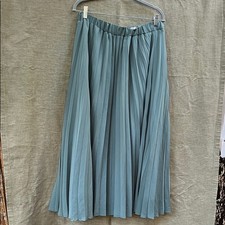 a new day Teal Pleated Full Maxi Skirt