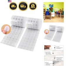 400pcs 200 Pair Sets 15mm Diameter Sticky Back Hook, Self Adhesive Dots Loop ...