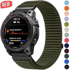 Quickfit Nylon Watch Band Strap for Garmin Fenix 8 Solar Epix 7 7X 6 6X Pro 5