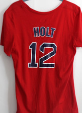 Boston Red Sox Brock Holt Jersey T-Shirt Youth Size XL MLB Baseball #12