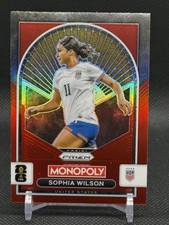 2026 Panini Prizm Monopoly FIFA World Cup #95 Sophia Wilson Red Prizms