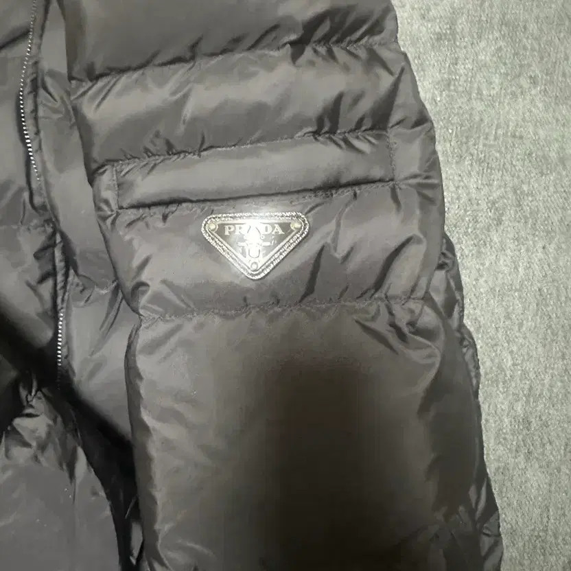 Prada Triangle Logo Down Jacket Black Size 48 Slightly Used thumbnail 3
