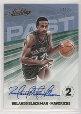 2018-19 Panini Absolute Memorabilia Past Level 2 24/25 Rolando Blackman Auto 7n6
