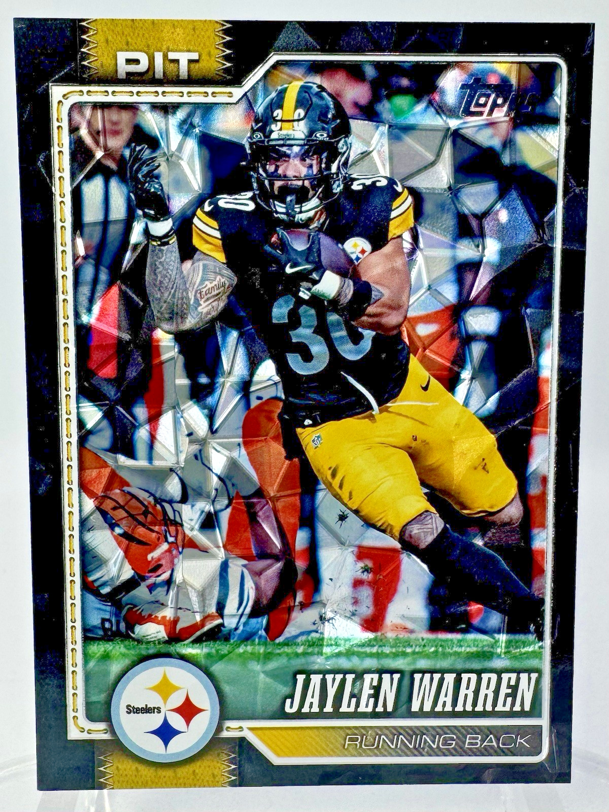 2026 Topps Flagship Football - Jaylen Warren #174 | Black Diamanté Foil [ /10 ]