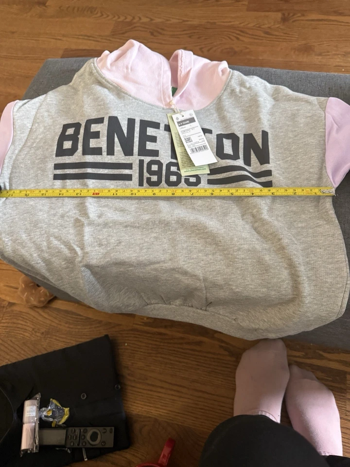 Benetton套头衫女孩大号8-9岁 — 第 4/4 张图片