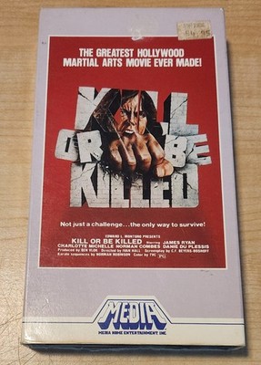 KILL OR BE KILLED- RARE VHS 1982 James Ryan Martial Arts MEDIA NR not rated Cult