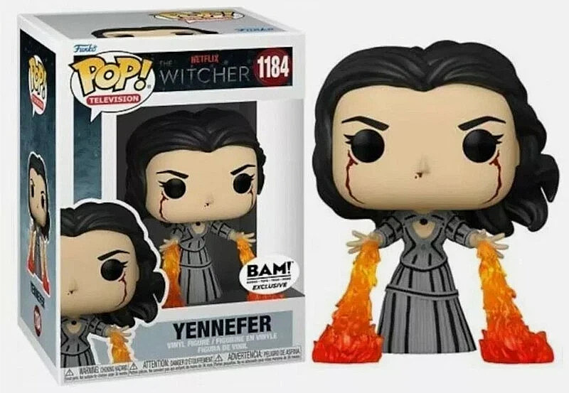 Funko Pop! Television Yennefer Figure Witcher Netflix Bam Exclusive 1184 W Box