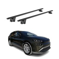 DachträGer GrundtäGer FüR Skoda Enyaq 2020-2026 100Kg Alu Schwarz 2 Tlg ABE