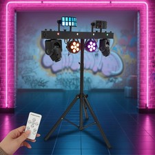 DJ Party Light Bar Light w/Remote Control  Tripod Stand Effect Lamp DMX512 LED
