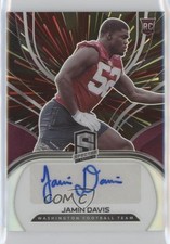 2021 Panini Spectra Rookie Auto Hyper Prizm /60 Jamin Davis #259 Auto 0t3i