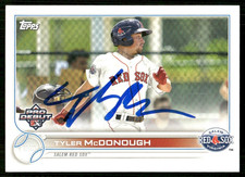 2022 Topps Pro Debut TYLER MCDONOUGH Signed Card autograph NC STATE RED SOX