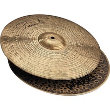 Paiste Signature Dark Energy MKI HiHat Cymbal Pair 14 inches 197881503482 RF