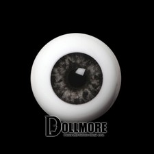 OOAK Acrylic eyes 20mm Half-Round Acrylic Eyes (L.T/Grey)