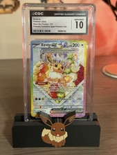 Pokémon Eevee ex CGC 10 Black Star Promo 174 Scarlet & Violet Holo EX Card
