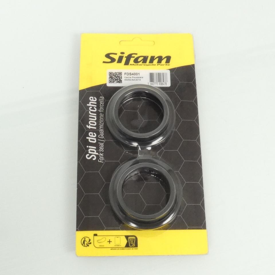 Cache poussière de fourche Sifam pour éviter les fuites de joint spi sur moto 40mm
